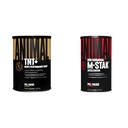 Animal TNT+ Test Booster &amp; M-Stak Muscle Building Stack para Hombres - 21 Conde