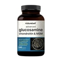 NatureBell Advanced Glucosamine Chondroitin MSM Supplement, 240 Capsules  durable Complejo de Apoyo Conjunto 10-in-1 – con Ácido Hialurónico, Collagen, Turmeric, Boswellia, &amp; More – Non-GMO