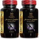 Complejo Conjunto de Matriz PRO - Suplementos de rodillas y conjuntos, Matriz de Apoyo Conjunto y Musculoesquelético, Daily Wellness Blend - 2 Bottles