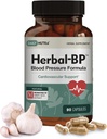 Herbal-BP Natural Blood Pressure Supplement - Supports Circulatory Health ⋅ Featuring Grape Seed Extract, Ajo, Hawthorn, Olive Leaf " Ashwagandha for Long-Term Support (3-Pack)