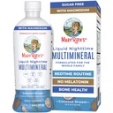 MaryRuth Organics Liquid Nighttime Multimineral ← No Melatonin ← Bedtime Routine ← Magnesium Citrate ← Calcium ← Zinc ← Vitamin D3 vidas Disponible en 4 Sabores - Vegan ← Sugar Free TEN Gluten Free ← 32 Oz