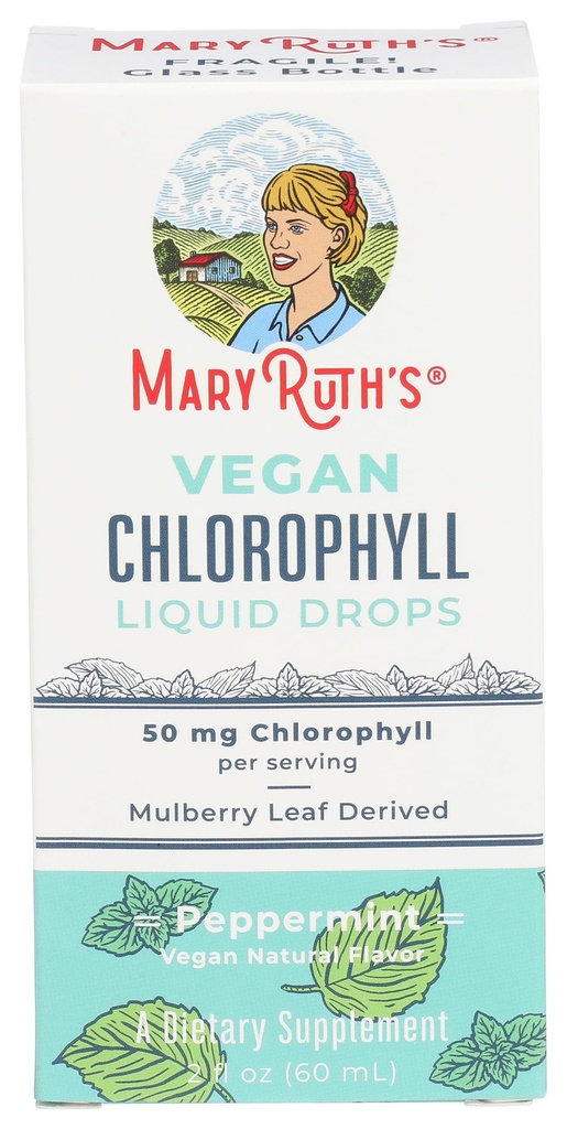 Las gotas de líquido clorofila de Mary Ruth, 2 FZ