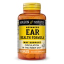 MASON NATURAL Advanced Ear Health, 33 Day Supply, Supports Normal Circulation in The Inner Ear &amp; Ring, 100 Caplets