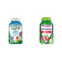 Vitafusion Fiber Well Fit Gummies 90 Conde y Max Strength Melatonin Gummies 100 Conde
