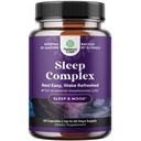 Natures Craft Natural Refreshing Sleep Formula - Supports Healthy Rest - Suplemento no adictivo - Magnesium L-Theanine GABA - Purest Herbal Ingredients