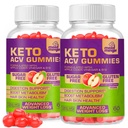 Keto ACV Gummies Gluten &amp; Sugar-Free Apple Vinegar Gummies for Advanced Weight Loss - Rapid Fat Burner Diet Supplement for Women Hombre - 60 Gummies (1000MG) (2-Pack)