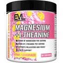 Evlution Nutrition Magnesium + L-Theanine - Relajación Natural & Focus Support - 200mg Magnesium + 100mg L-Theanine - Vegan &amp; Non-GMO - Powder Dietary Supplement - 30 Servings - Pink Lemonade