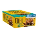 FULFIL Protein Snack Bares, Chocolate Salted Caramel Flavored, Gluten Gratis con 15g Protein, Pantry Staples, 12 Condes