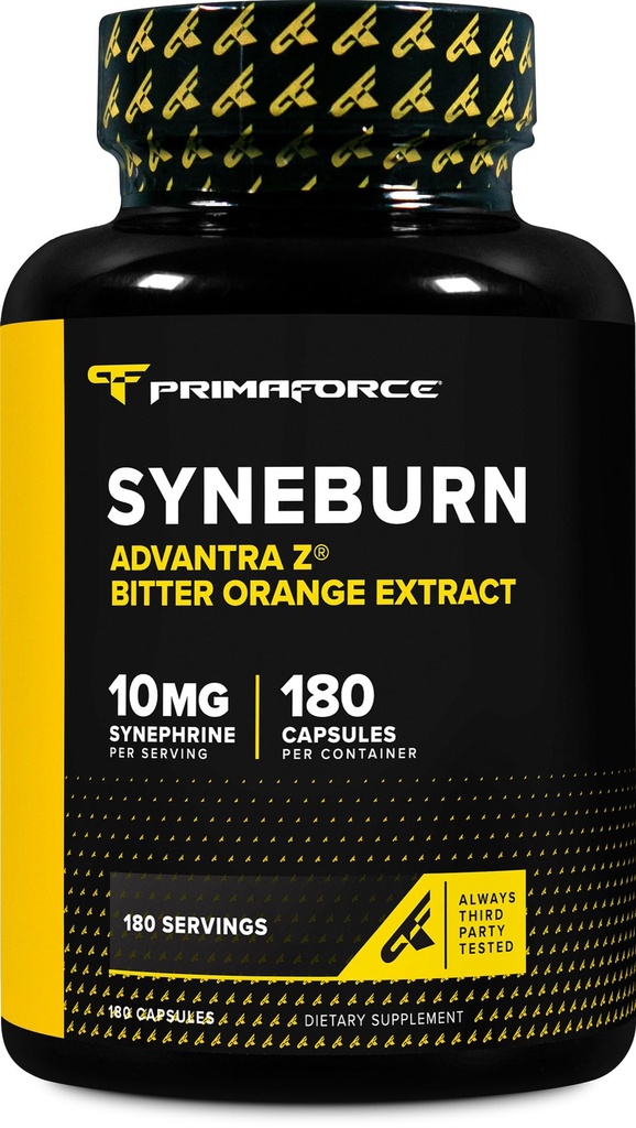 Suplemento de PrimaForce Syneburn, 180 cápsulas – sinefrina de ADVANTRA Z