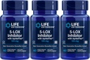 Extensión de vida 5-LOX Inhibidor con AprèsFlex 100 mg, 60 cápsulas vegetarianas (Pack of 3)