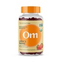 Om Lion's Mane Mushroom Gummies - Suplemento orgánico de setas y Nootropic - Suplementos de cerebro para memoria y foco, 60 Cuenta (30 Servimientos)