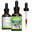 Pet Well being Sneeze Ease for Dogs - Occasional Sneezing, Seasonal Allergies, Nose & Eye Discomfort, Eyebright, Nettles - Veterinarian-Formulated Herbal Supplement 2 oz (59 ml)