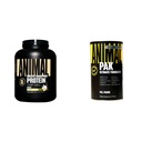 Animal Whey Isolate Whey Protein Powder – Isolate Cargado para Post Workout y recuperación &amp; Pak - Conveniente All-in-One Vitamin &amp; Suplemento Pack