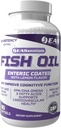 Experimental and Applied Sciences High Potency Fish Oil  EPA + DHA Omega-3s Fatty Acids for Heart & Brain Health TEN Gluten Free, Non GMO ← Enteric Coated with Lemon Flavor  90 Softgels