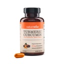 NatureWise Turmeric Curcumin 500mg con Black Pepper Softgels - Extra Strength, Enhanced Absorption - 95% Curcuminoids " BioPerine for Immune Support - Gluten-Free, Non-GMO - 30 Count[1-Month Supply]