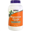Ahora Alimentos Citrato de magnesio 200 mg, 250 Tabletas (Pack de 2)
