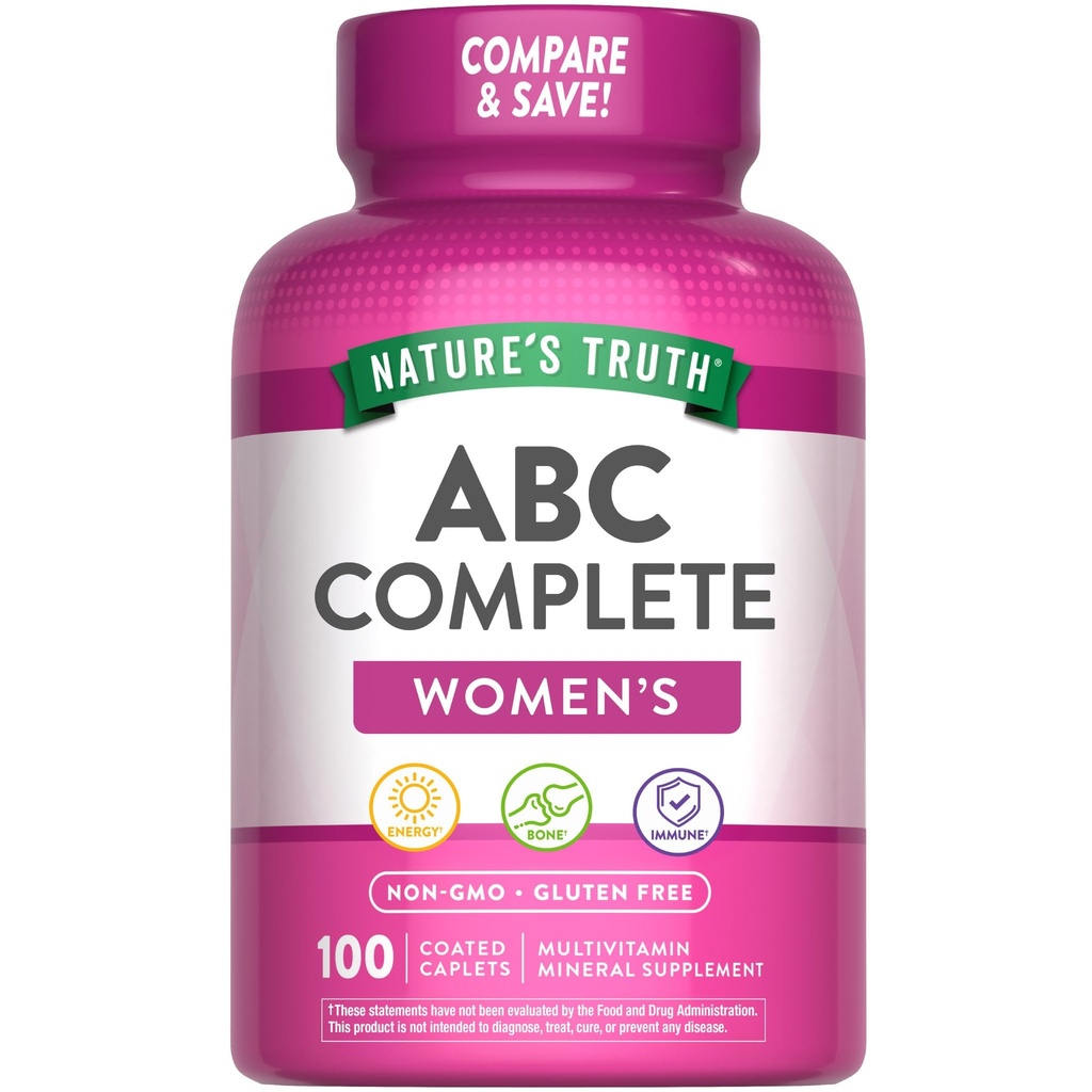 La verdad de la naturaleza Multivitamínico para Mujeres con Hierro Silencioso 100 Píldoras