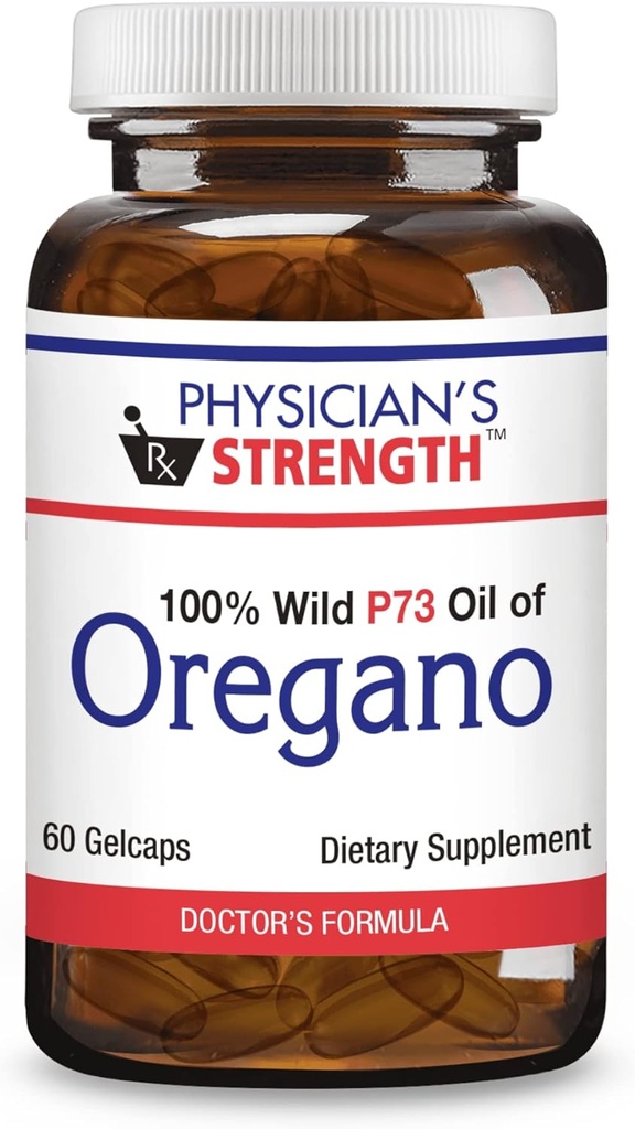 Petróleo Wild Strength of Oregano - 60 Gelcaps - Non-GMO - 60 servicios