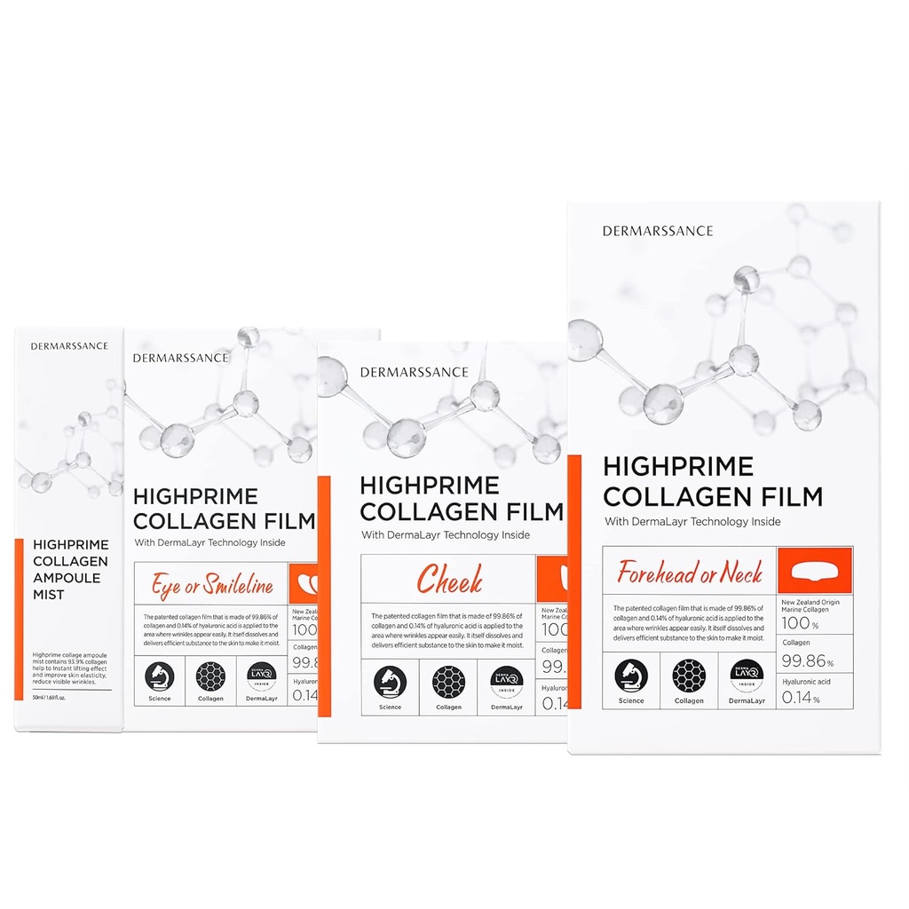 Highprime Collagen Film &amp; Mist Kit - Conjunto completo para 5 sesiones