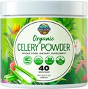 Orgánica Celery Juice Powder (40 Servings) Apoya Gut Health, Detox Juice Cleanse, Boost Energy Levels & Immune System, Green Juice Powder, Powdered Greens, Colon & Body Detox Cleanse for Women Men