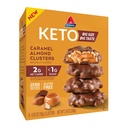 Atkins Caramel Almond Clusters, Gluten Free, High in Fiber, 1g Sugar, 2g Net Carb, Keto Friendly, 8 Conde