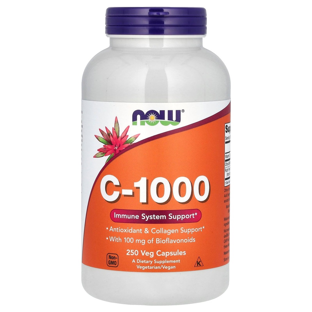 Ahora Alimentos C 1000, 250 cápsulas