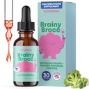 JoySpring Broccoli Suplemento para niños ← Sulforaphane " Bacopa Monnieri Drops " Apoyo a la función cognitiva viv Vegan " Kid-Friendly