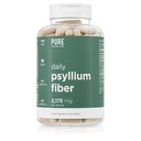 Pure for Men Daily Psyllium Husk Fiber Supplement Pure for her ← Digestive Regularity & Gut Health Support ← Soluble Fiber Powder, 2,175mg Por Serving Ø 250 Capsules