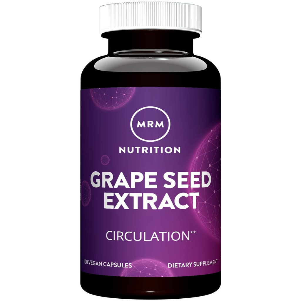 MRM Nutrición Grape Seed Extract ¦ Circulación Silencio Antioxidantes Silencio Antiagning Silencio Gluten Gratis + Vegan peru 100 Servings