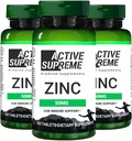 3 paquete Citrato de zinc 50 mg - Suplemento de apoyo Sistema de inmunología & salud reproductiva