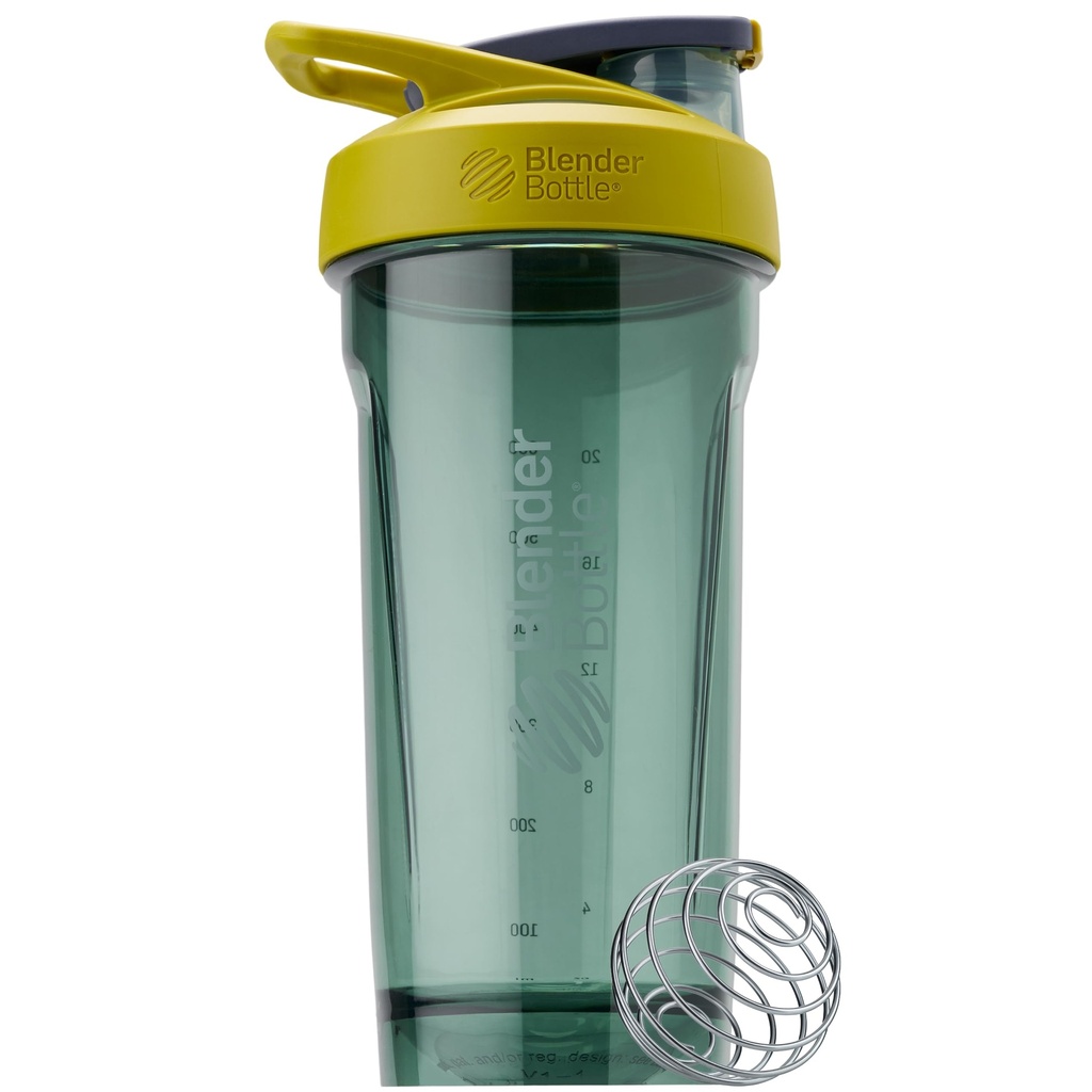 BlenderBottle Sport Shaker Bottle with Wire Whisk, 28-Ounce, Amarillo – Protein Shakes " Hydration for Athletes " Fitness Enthusiasts, Easy Mixing, Durable " Lid