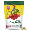 MegaFood Women's One Daily Multivitamin Soft Chews - Multivitamina para Mujer con Folate, Vitamina B6, B12, Biotina, Vitamina D - Delicious Mixed Berry Flavor - Vegetariano, No GMO - 30 Chews