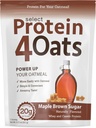 PEScience Protein4Oats, Powder to Make Amazing Tasting Protein Oatmeal, con Whey y Casein, Gluten Free, Maple Brown Sugar, 12 Servings