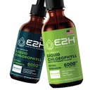 E2H: Clorofila líquida Flavor natural y Peppermint Flavor viv Vegan, Non-GMO - 2 Fl Oz Cada (4 Fl Oz Total) - Bundle