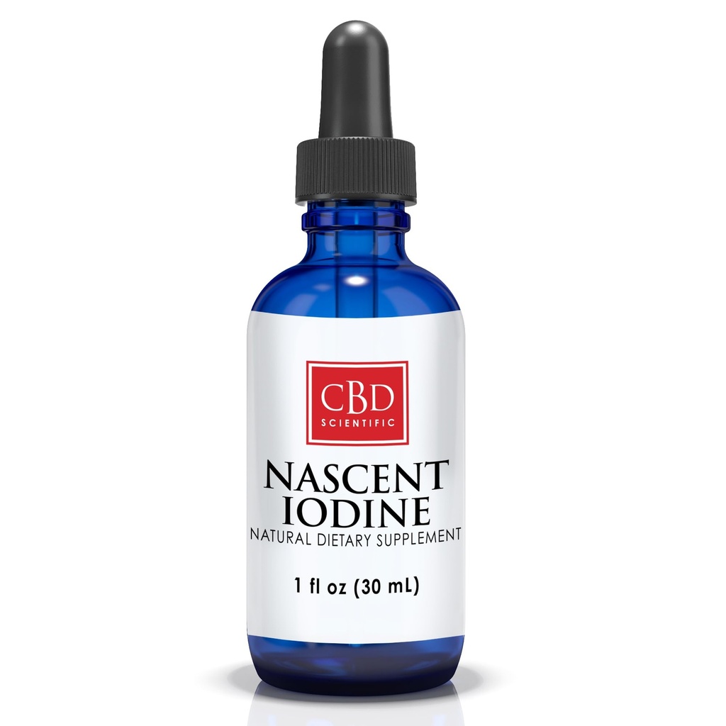 Suplemento orgánico Nascent Iodine Fuente de profundidad. Soporta " Detoxifica la tiroides. Metabolismo Heath, Focus &amp; Better Sleep. 1,950 mcg por Serving