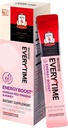 Cada vez Energía Boost Coreano Red Ginseng Extracto 1000mg & Honey - Vegan Ginseng Energy Bebida Suplementos Liquid Stick - Construye resistencia e inmunidad sin cafeína (10 Sticks, 0.34 fl oz)