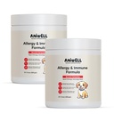 Alergia &amp; Mandíbula Mandíbula para perros – Powered by Astragalus Root & Flaxseed C3 – Promueve el alivio de la alergia estacional, Gut & Digestive Health – Soft Chews