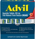 Advil Ibuprofen, 200mg, 2 Conde (Pack of 50)