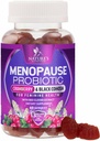 Suplementos de la menopausia para mujeres - 3 millones CFU Alivio de la menopausia natural para los suéteres calientes leves " Night Sweats, PH, Vaginal Health Support Probiotics for Women Gummy, Probiotic Supplement - 60 Gummies