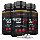 Laboratorios Justificados (3 Pack Vigor Ahora Max 1600MG Advanced Men's Health Fórmula 180 Capsules