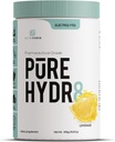Polvo electrolílito puro Hydr8 – Coconut‐Water infundido – 700 mg de potasio, 100 mg de magnesio, 80 mg de sodio – limonada libre de azúcar