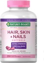 Cabello, piel y uñas de la naturaleza, 250 Softgels (2 Pack)