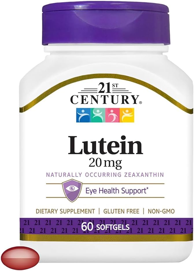 Luteína del siglo XXI, 20 mg, 60 Softgels