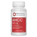 Protocolo AHCC 600 mg - Suplemento de Soporte Inmunitario con Beta-Glucan* - May Aid Cellular Health & Stress* - Vegan, Dairy Free & Nut Free - 60 Veg Caps