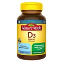 Nature Made Vitamina D3 2000iu 320 Ct. Soft Gels (Packaging May Vary)