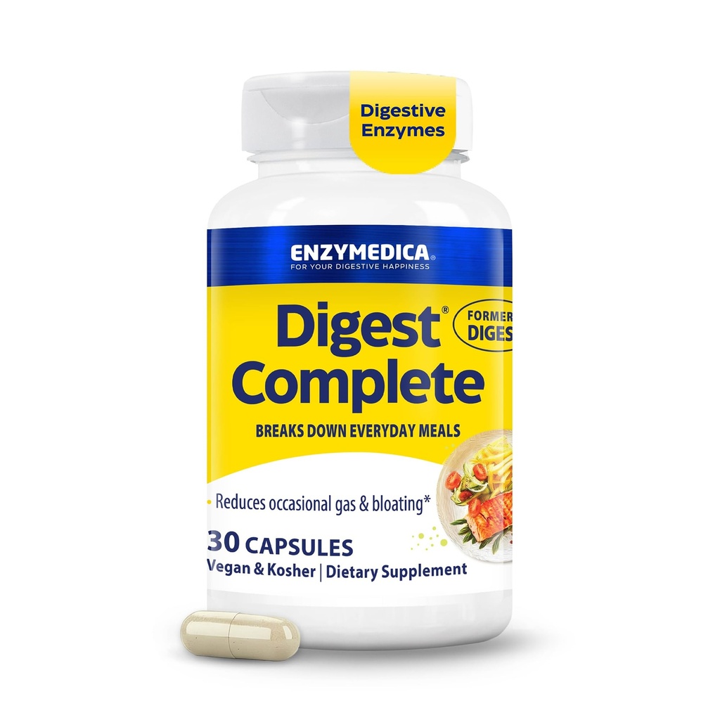 Enzymedica - Digest, Full Digestive Enzyme Formula, 30 cápsulas