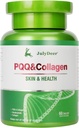 PQQ Suplemento 20mg Silencio (Pyrroloquinoline Quinone) promueve la biogénesis mitocondrial, con Collagen, Nicotinamide, Astaxanthin, ácido hialurónico para el optimizador de energía y el soporte para el sueño, el cabello de apoyo, la piel