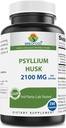 Brieofood Psyllium Husk Fiber Supplement with Lactobaciilus Acidophillus (La-14) - 2100mg por Serving - 250 Capsules - Helps Support Digestion, INTESTINAL Salud y regularidad