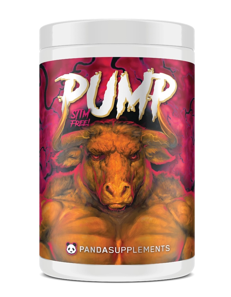 Bomba de bombas de biobombas subterráneas Panda: Pre-Workout libre de estimulantes, Fórmula de no bomba w/10G L-Citrulline Malate, Alpha GPC, Lions Mane,CognatiQTM, AmentoPumpTM 40 Scoops (Sweet Black Cherry)