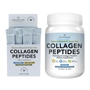 AMANDEAN Collagen Peptides Bundle. 1kg & Stick Packs. Proteína con 18 Aminoácidos para la piel sana, el pelo, las uñas. Fácil de mezclar, sin sabor, no GMO